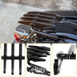 22 Height Sissy Bar Backrest & Luggage Rack For Harley Street Glide Road King