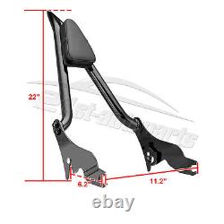 22 Tall Backrest Sissy Bar For Harley Road Street Glide Special Road King 09-23