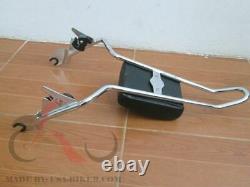 22 Tall Backrest Sissy Bar Pad Chrome 4 Harley Touring Road King Street Electra