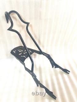 23 Sissy Bar Backrest 4 Harley Touring Road King Street Electra Fl 2009-25 Rack