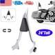 24'' Backrest Sissy Bar For Harley Touring Road King Street Electra Glide 97-08