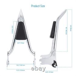 24'' Backrest Sissy Bar for Harley Touring Road King Street Electra Glide 97-08