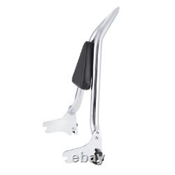 24'' Backrest Sissy Bar for Harley Touring Road King Street Electra Glide 97-08
