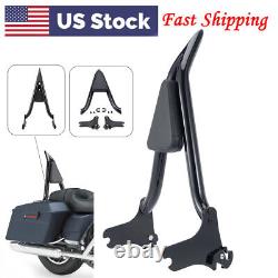 26 Tall Passenger Backrest Sissy Bar For Harley Road King Street Glide 97-08 US