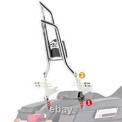 27''Backrest Sissy Bar For Harley Road King Street Glide Electra Glide 1997-2008 27''Backrest Sissy Bar For Harley Road King Street Glide Electra Glide 1997-2008