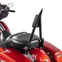 27 Sissy Bar 1.3 Fat Black Touring Road King Street Electra Road Glide 09-25