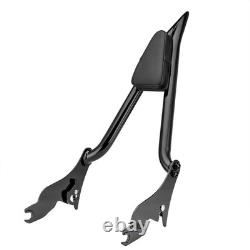 27 Sissy Bar 1.3 Fat Black Touring Road King Street Electra Road Glide 09-25