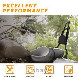 28 Detachable Backrest Sissy Bar For Harley Touring Road King Street Glide 09+