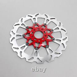 2PCS Red 14 Big Front Brake Rotor for Harley 09-23 Road King Street Glide FLHT