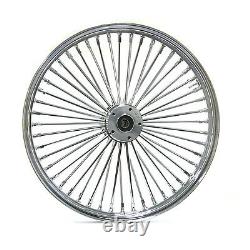 30 Monster Fat Spoke Wheel Chrome Front Harley Electra Glide Road King Street