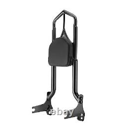 31'' Black Detacable Backrest Sissy Bar For Harley Road King Street Glide 97-08