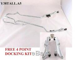 33 Tall Sissy Bar Backrest 4 Harley Touring Road King Street Electra Chrome