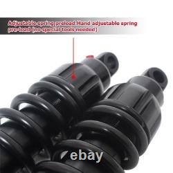 343mm 13.5 Rear Air Shock Absorber Suspension For Harley Road King Street Glide