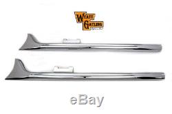 36 Chrome Fishtail Exhaust Slip On Harley Road King Street Glide Electraglide