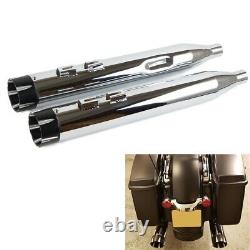 4.0'' Slip On Mufflers For Harley Touring 95-16 Street Glide, Road King, Electra