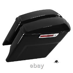 4.5 Stretched Extended Saddle Bags Fit For Harley Street Glide Road King 14-23