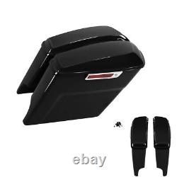 4.5 Stretched Extended Saddle Bags Fit For Harley Street Glide Road King 14-23