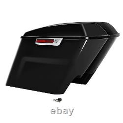 4.5 Stretched Extended Saddle Bags Fit For Harley Street Glide Road King 14-23