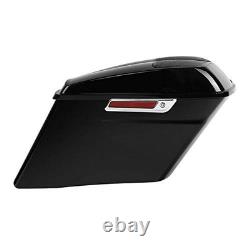 4 Extended Hard Saddlebag 6x9 Speaker Lids for Road King Street Glide 2014-2024