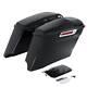 4 Painted Stretched Saddlebags Fit For Harley Road King Street Glide Flt 14-23
