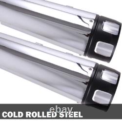 4 Slip On Muffler Exhaust Pipes for Harley Road King Street Electra Glide 95-16