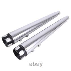 4 Slip On Muffler Exhaust Pipes for Harley Road King Street Electra Glide 95-16