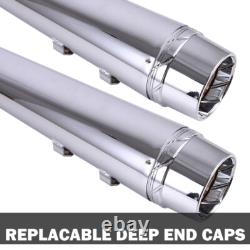 4 Slip On Mufflers Exhaust Pipes For DNA Harley Electra Road King Street Glide 4 Slip On Mufflers Exhaust Pipes For DNA Harley Electra Road King Street Glide