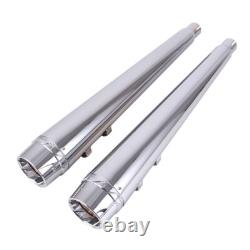 4 Slip On Mufflers Exhaust Pipes For DNA Harley Electra Road King Street Glide