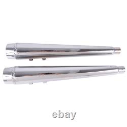 4 Slip On Mufflers Exhaust Pipes For DNA Harley Electra Road King Street Glide