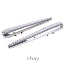4 Slip On Mufflers Exhaust Pipes For DNA Harley Electra Road King Street Glide