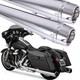 4 Slip On Mufflers For Harley 95-16 Electra Road King Street Glide Exhaust Pipe