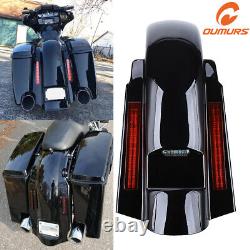 4 Stretched Extended CVO Rear Fender For Harley Electra Glide Street Road King