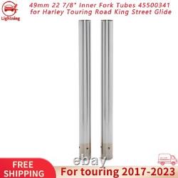45500341 49mm 22 7/8 Inner Fork Tubes for Harley Touring Road King Street Glide