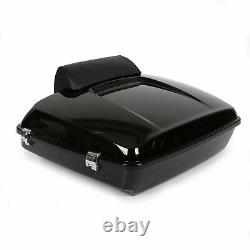 5.5 Razor Tour Pack Pak Trunk Backrest For Harley Road King Street Glide 14-24