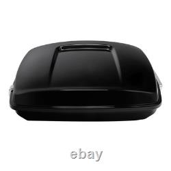 5.5 Razor Trunk Backrest Pad Chrome Bracket Road King Street Glide 2014-Later