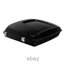 5.5 Razor Trunk Backrest Pad Chrome Bracket Road King Street Glide 2014-Later