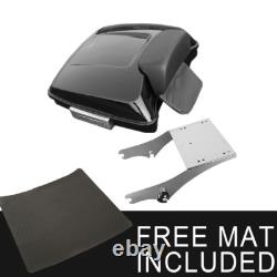 5.5'' Razor Trunk Pad Mount Rack Fit For Harley Road King Street Glide 1997-2008