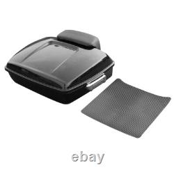 5.5'' Razor Trunk Pad Mount Rack Fit For Harley Road King Street Glide 1997-2008