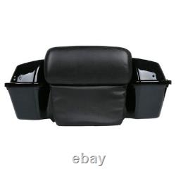 5.5 Razor Trunk W Backrest Pad For Touring Road King Street Glide 1997-2013