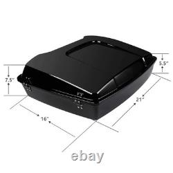 5.5 Razor Trunk W Backrest Pad For Touring Road King Street Glide 1997-2013
