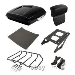 5.5 Razor Trunk With Backrest Pad For Touring Road King Street Glide 2014-Later