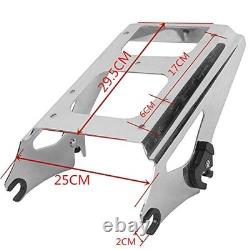 5.5 Trunk 2 Up Mount Rack Set Harley Touring Road King Street Electra Glide