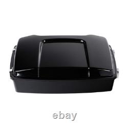 5.5 Trunk 2 Up Mount Rack Set Harley Touring Road King Street Electra Glide