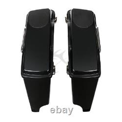 5 Extended Saddlebag Speaker Lids Fit For Harley Road King Street Glide 93-13