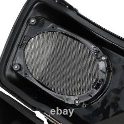 5 Extended Saddlebag Speaker Lids Fit For Harley Road King Street Glide 93-13
