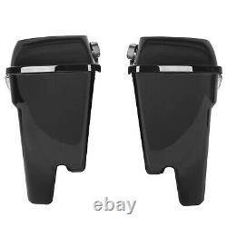 5 Stretched Extended Hard Saddle Bags For 1993-2013 Harley Touring Road King