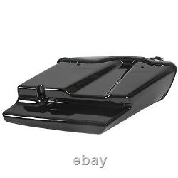 5 Stretched Extended Hard Saddle Bags For 1993-2013 Harley Touring Road King