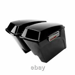 5 Stretched Extended Hard Saddle Bags For Street Glide Road King 93-2013