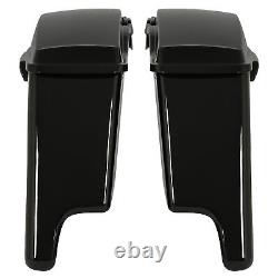 5 Stretched Extended Hard Saddlebags For Harley Street Glide Road King 14-24