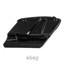 5 Stretched Extended Saddlebags Bag Fit For Harley Road King Street Glide 93-13